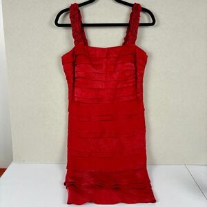 Collection Dressbarn Women's Red Dress Size 10